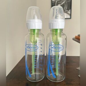 Dr. Brown's Baby Bottles with Green Inserts